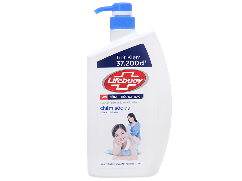 Sữa tắm Lifebuoy bảo vệ khỏi 99.9% vi khuẩn gây bệnh và chăm sóc da tự nhiên 833ml 2
