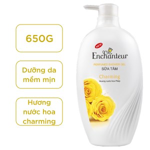 Sữa tắm nước hoa dưỡng da Enchanteur Deluxe Charming 650g