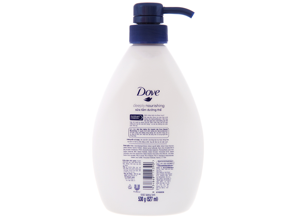 Sữa tắm dưỡng thể Dove dưỡng ẩm chuyên sâu 527ml 4