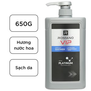 Sữa tắm nước hoa cao cấp Romano Vip 650g