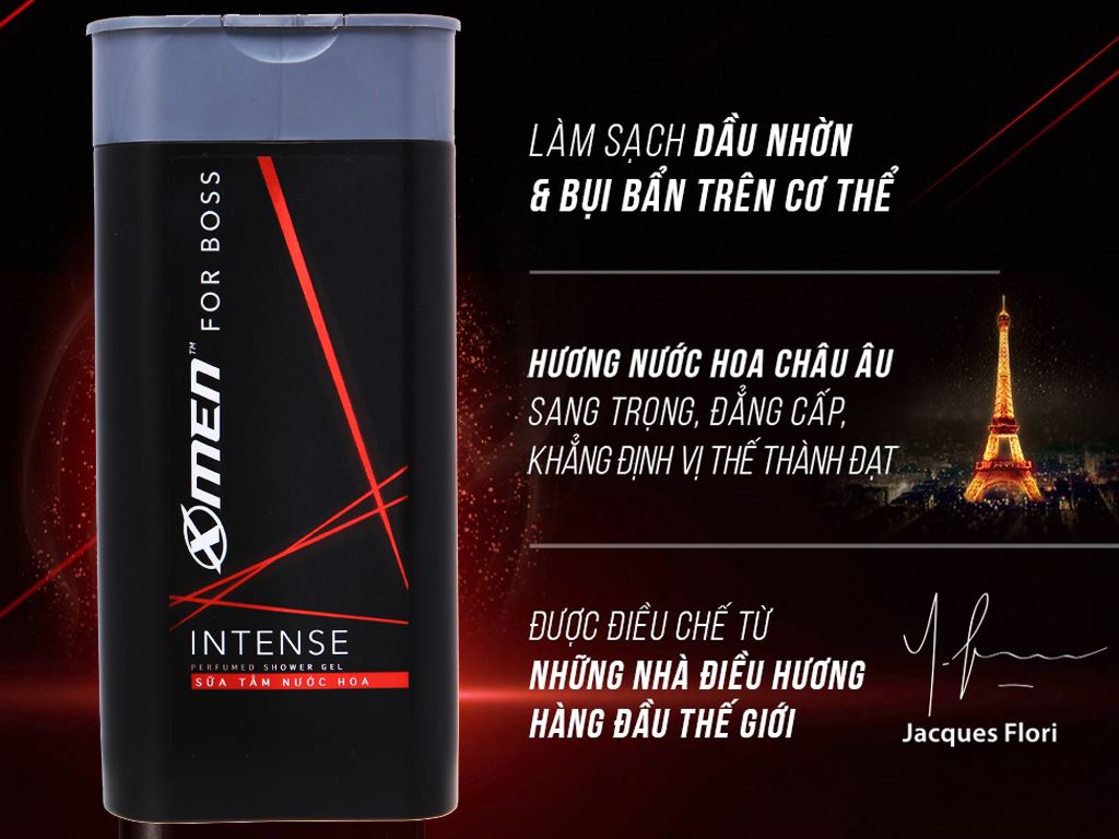Sữa tắm nước hoa X-Men For Boss Intense 380g 1