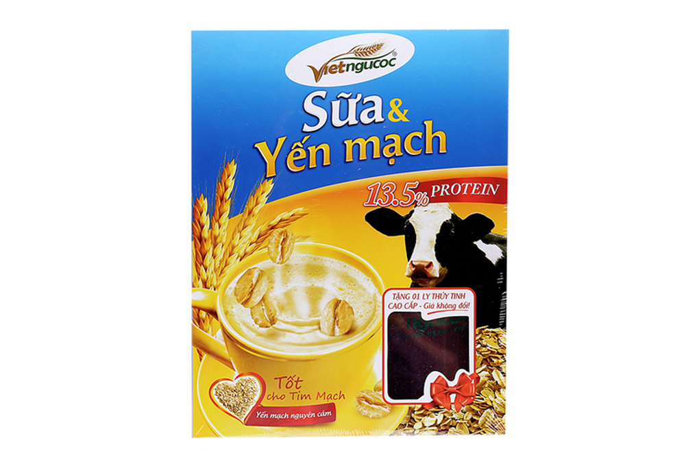 Thức uống dinh dưỡng Việt Ngũ Cốc Sữa và Yến mạch hộp 375g