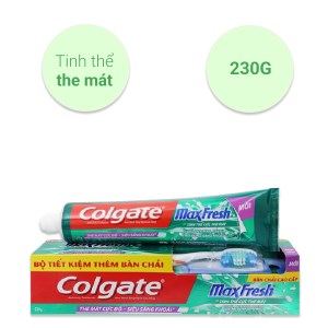 Kem đánh răng Colgate MaxFresh tinh thể cực the mát 230g