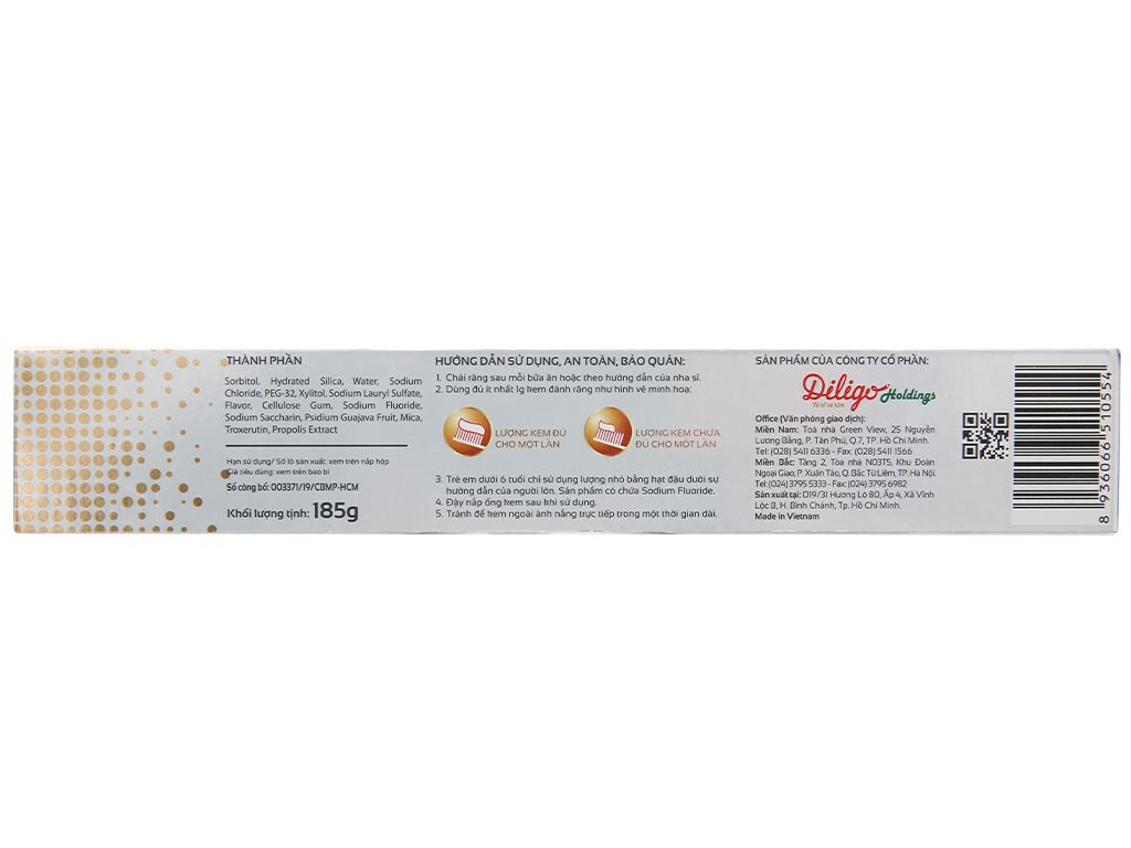 Kem đánh răng Lipzo Herb Gum Protect 185g 4