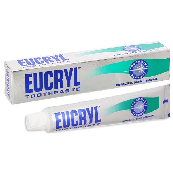 Kem đánh răng bạc hà Eucryl Toothpaste trắng răng, ngừa sâu răng tuýp 62g