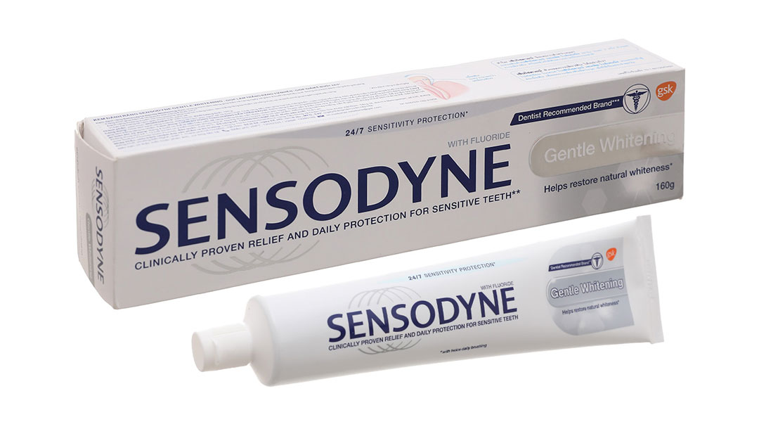 Kem đánh răng Sensodyne Gentle Whitening giúp làm trắng răng tuýp 160g - 17