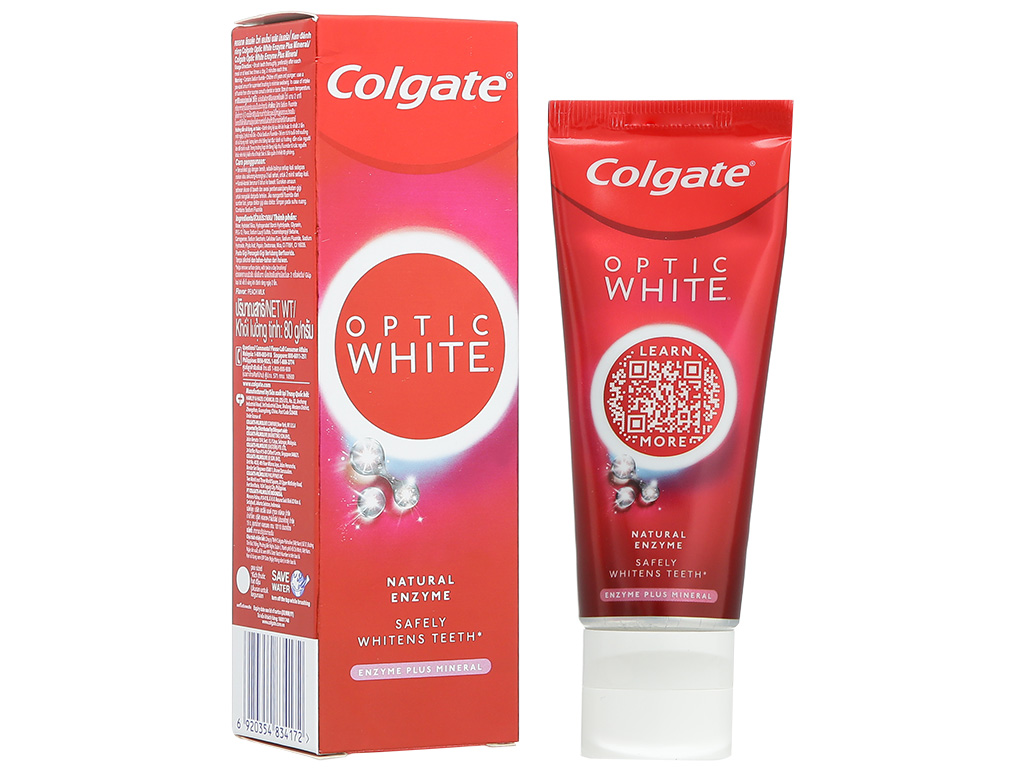 コルゲート Colgate OPTIC WHITE ENZYME 80g - 口臭防止