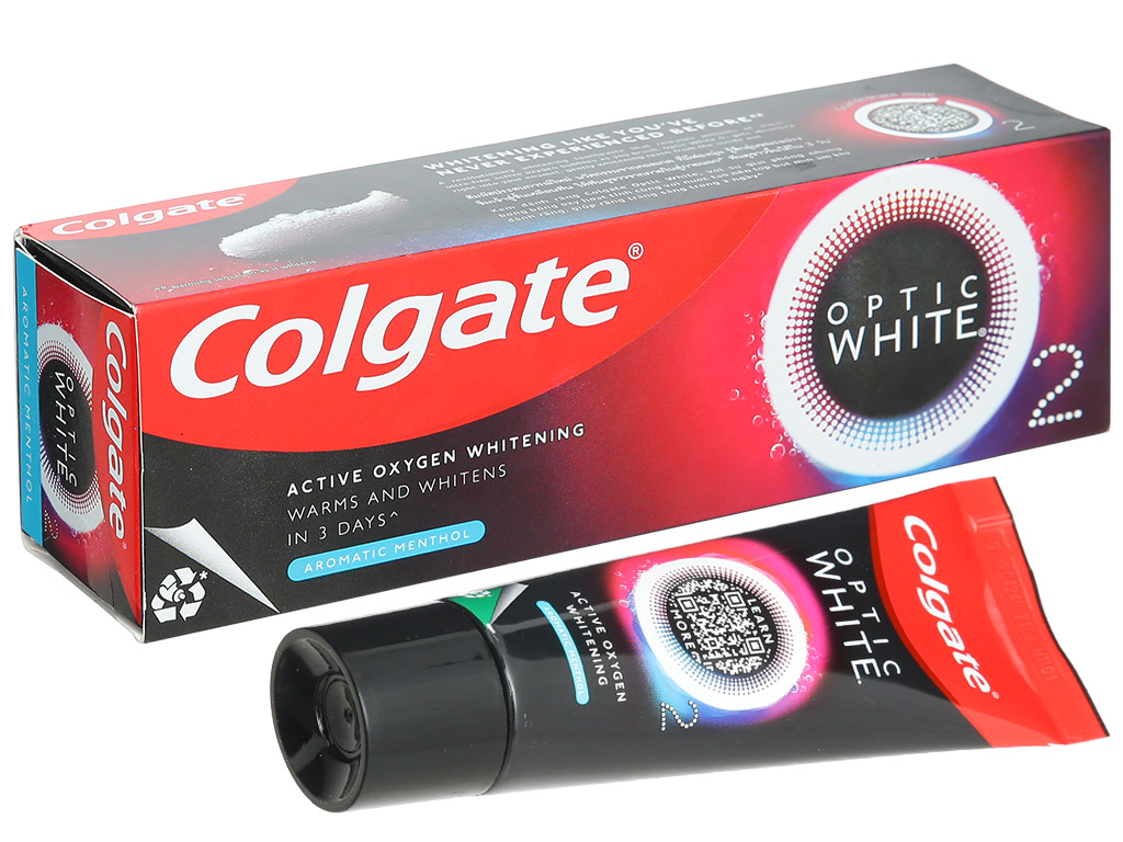 [NEW ]コルゲート歯磨き粉 Colgate オプティックホワイトO2 85g