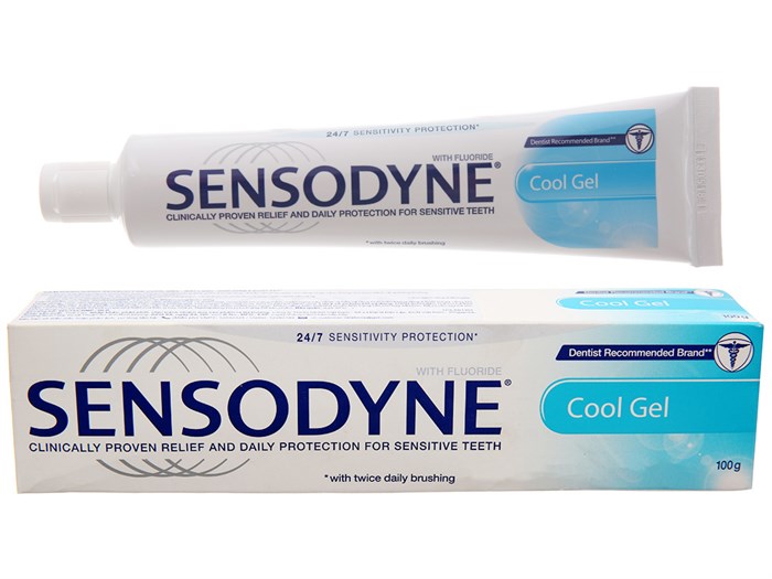 Kem đánh răng Sensodyne Cool Gel mát lạnh giảm ê buốt 24/7 100g giá tốt