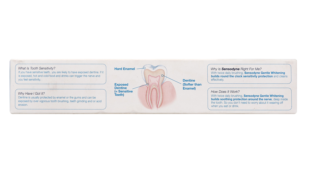 Kem đánh răng Sensodyne Gentle Whitening giúp làm trắng răng tuýp 100g - 18
