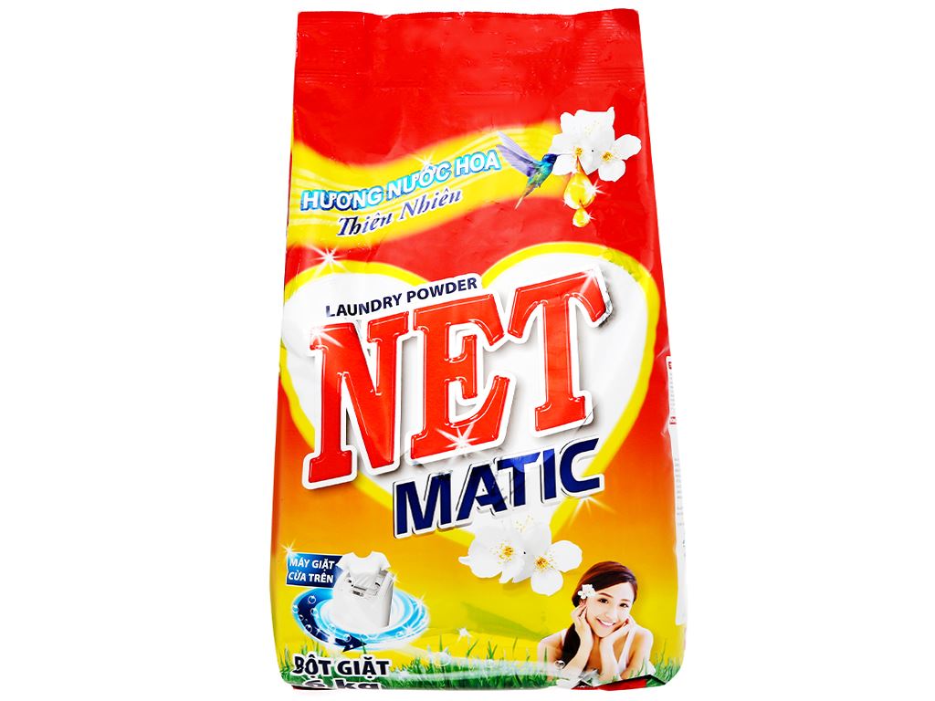 Bột giặt NET Matic hương nước hoa thiên nhiên 6kg 0