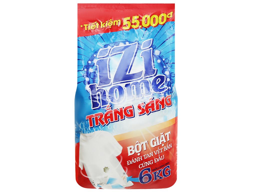 Bột giặt IZI HOME trắng sáng 6kg 1