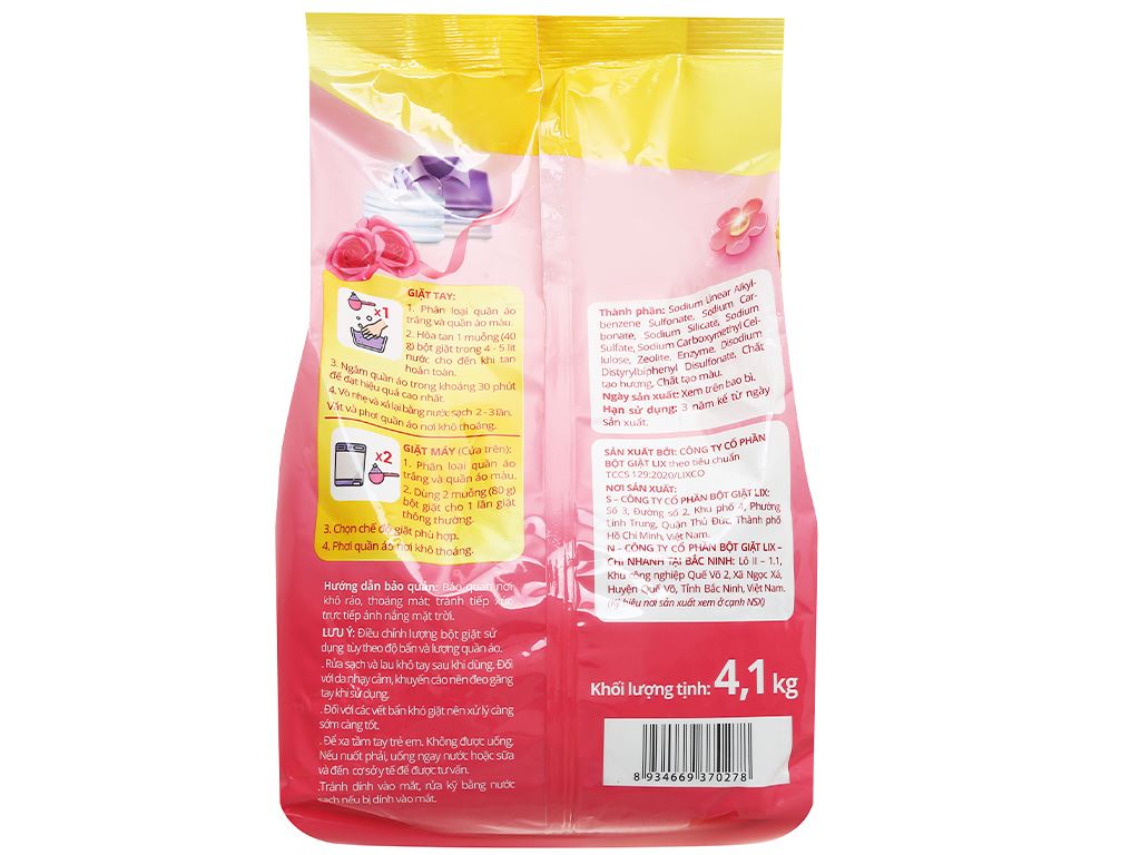 Bột giặt Vessi hương nước hoa 4.1kg 3