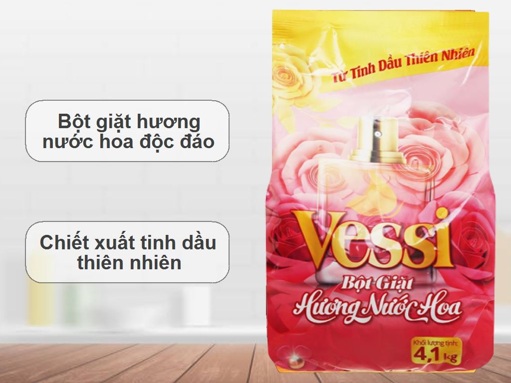 Bột giặt Vessi hương nước hoa 4.1kg 2