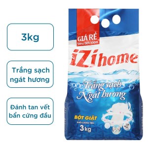 Bột giặt IZI HOME trắng ngát hương 3kg