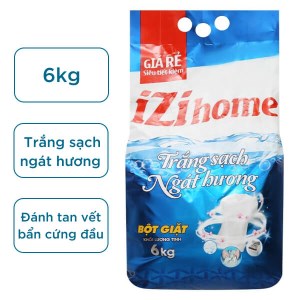 Bột giặt IZI HOME trắng ngát hương 6kg
