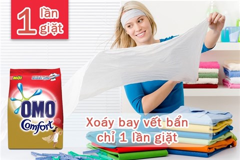 Bột giặt Omo Comfort Tinh dầu thơm 5.5kg