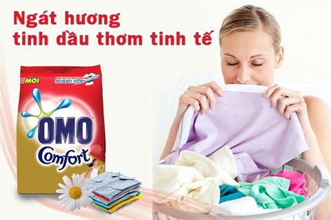 Bột giặt Omo Comfort Tinh dầu thơm 5.5kg