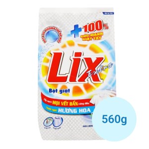 Bột giặt Lix Extra hương hoa 560g