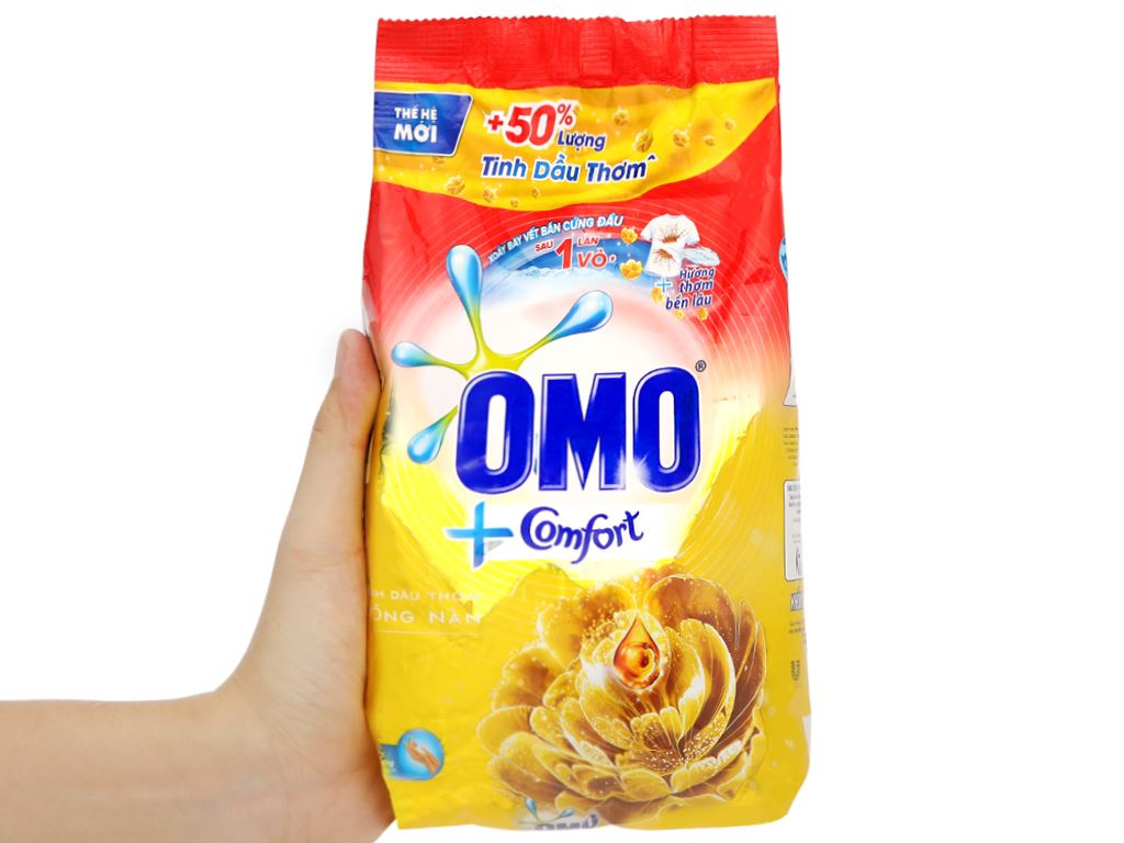 Bột giặt OMO Comfort tinh dầu thơm nồng nàn 720g 5