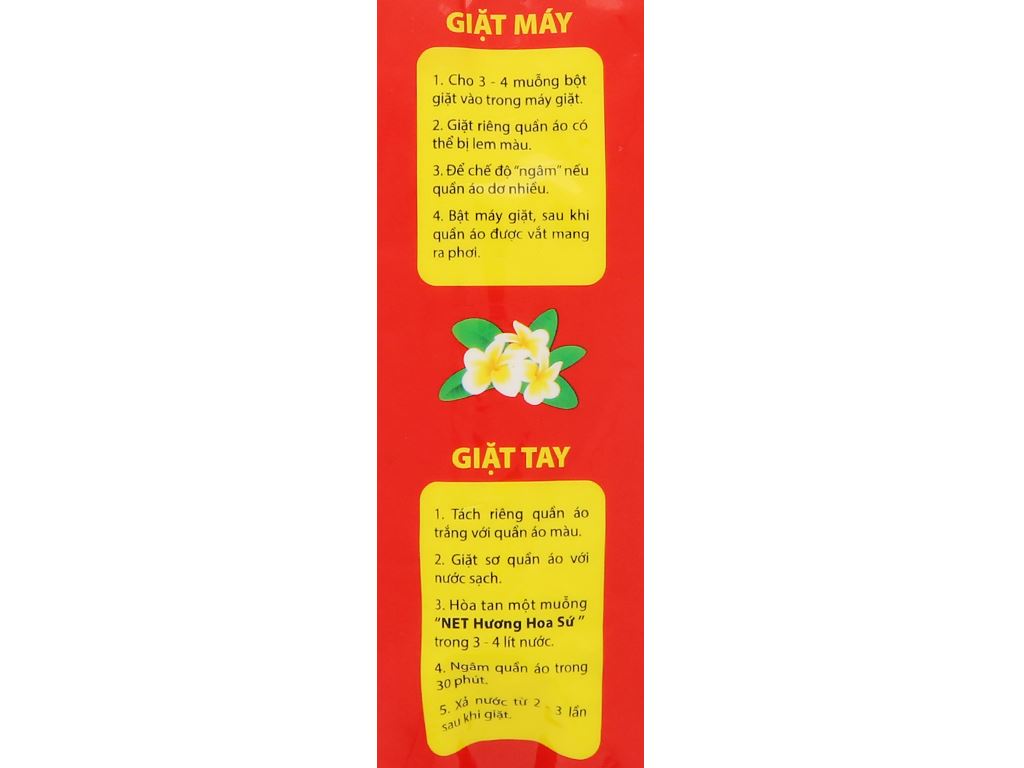 Bột giặt NET hương hoa sứ 600g 4