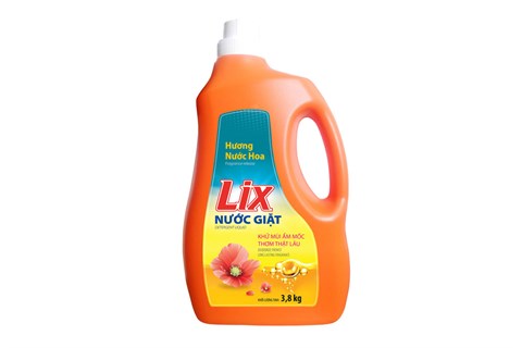 Nước giặt Lix hương nước hoa 3,8kg