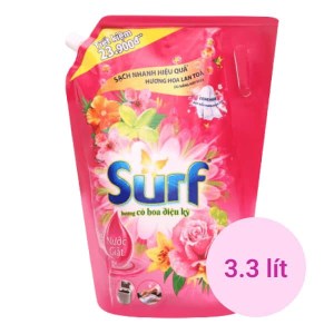 Nước giặt Surf hương cỏ hoa diệu kỳ túi 3.3 lít