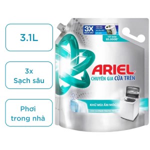 Nước giặt Ariel chuyên gia cửa trên khử mùi ẩm mốc túi 3.1 lít