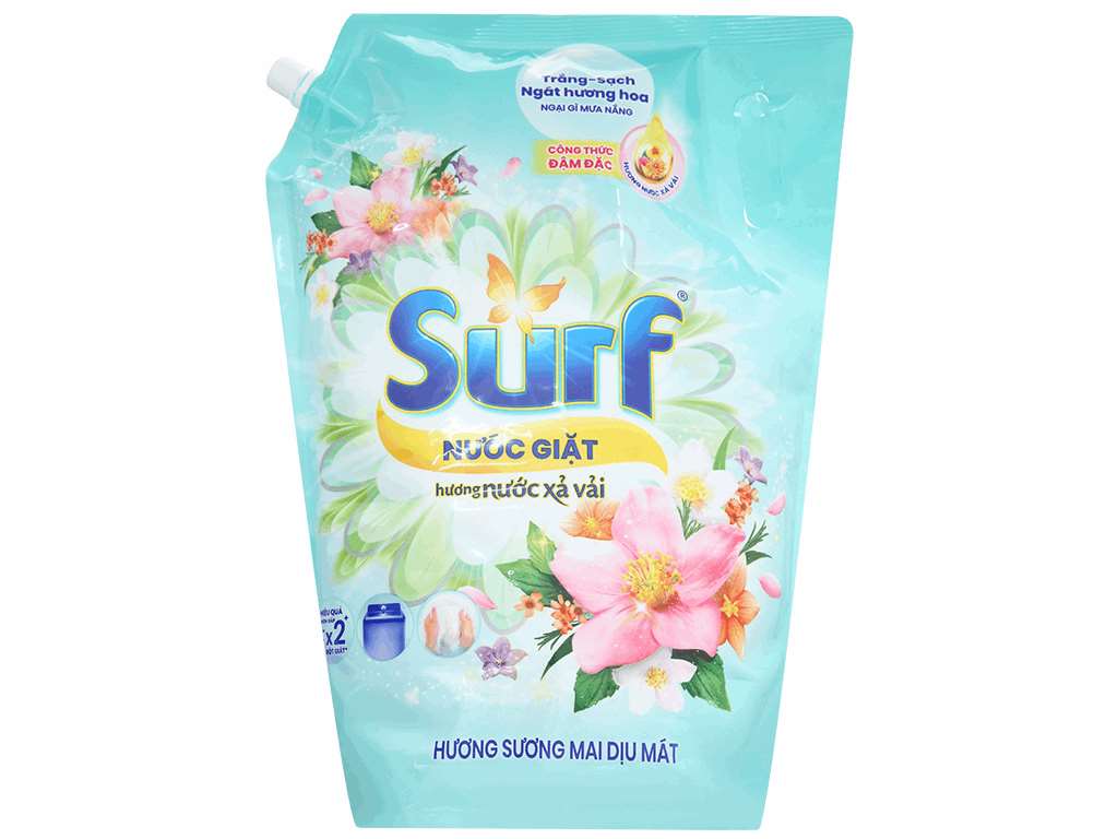 Nước giặt Surf sương mai 3.3kg giá tốt tại Bách hoá XANH