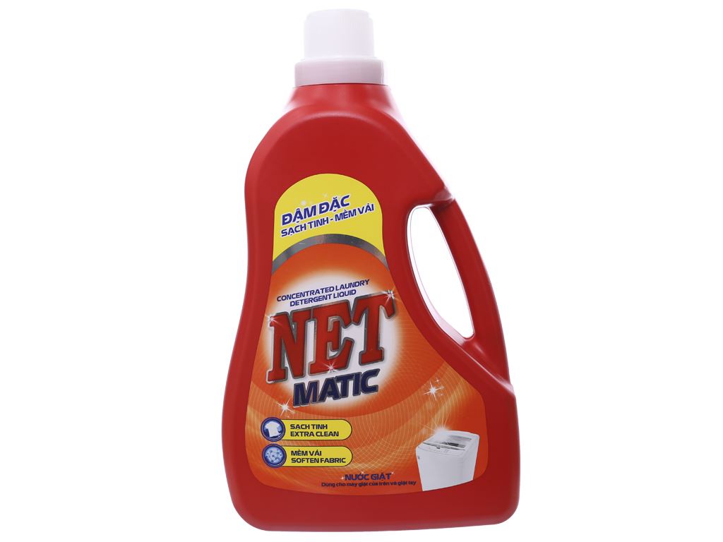 Nước giặt NET Matic đậm đặc chai 3.45 lít 1