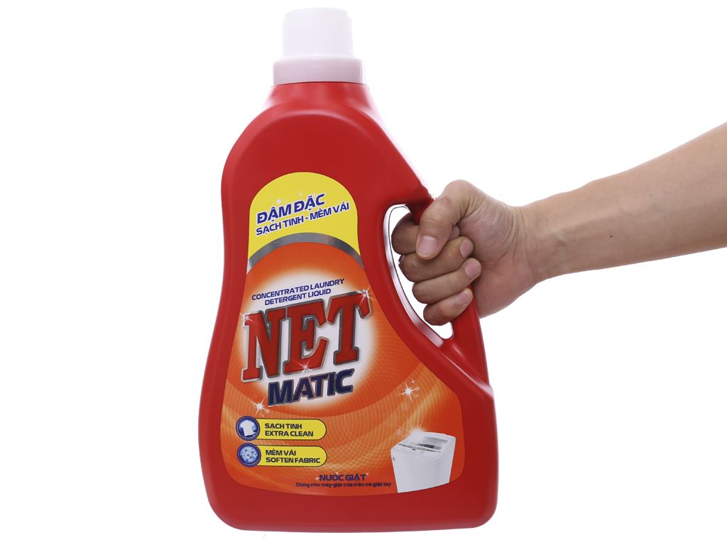 Nước giặt NET Matic đậm đặc chai 3.45 lít 4