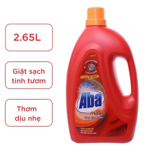 Nước giặt Aba Matic đỏ can 2.65 lít