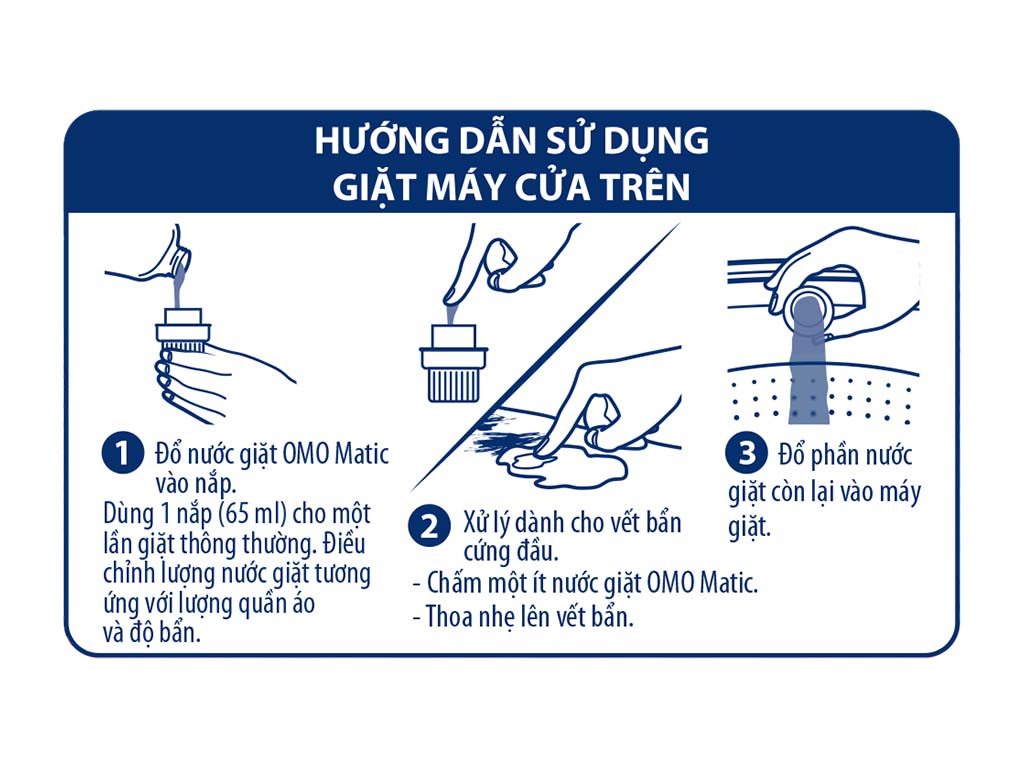 Nước giặt OMO Matic cửa trên hương Comfort tinh dầu thơm giúp quần áo sạch bẩn thơm lâu túi 3.4 lít 11