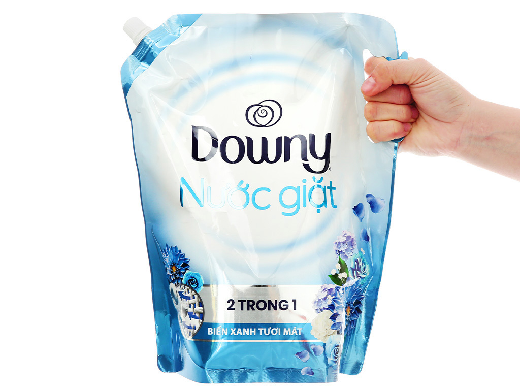 Nước giặt Downy biển xanh tươi mát túi 1.95 lít 12