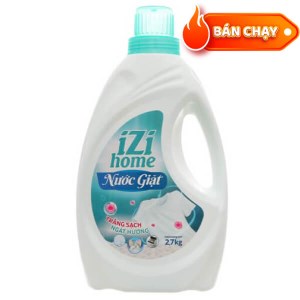 Nước giặt IZI HOME trắng sạch ngát hương chai 3.46 lít
