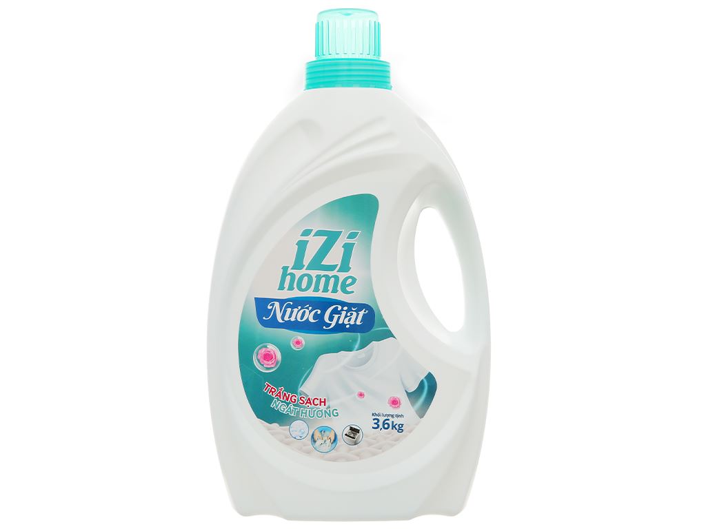 Nước giặt IZI HOME trắng sạch ngát hương can 3.46 lít 1