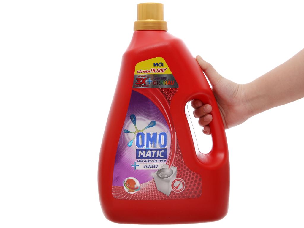 Nước giặt OMO Matic giữ màu chai 3.6 lít 4