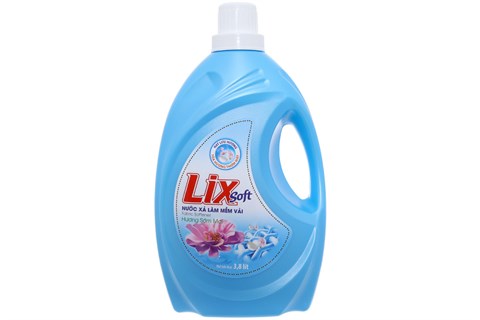 Nước xả vải Lix hương sớm mai 3.8 lít
