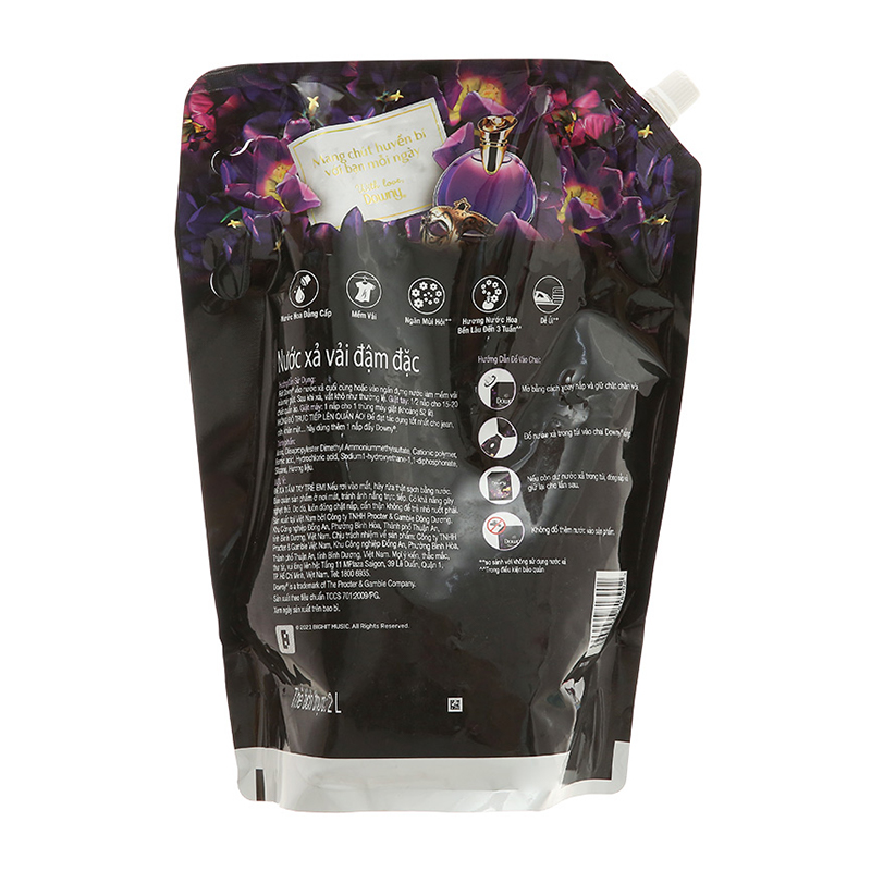 Nước xả Downy Huyền Bí hương nước hoa túi 2 lít 2