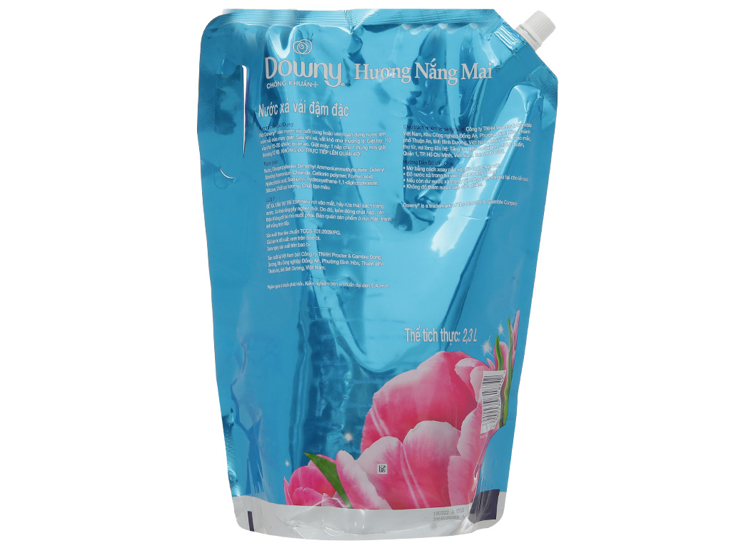 Nước xả vải Downy hương nắng mai túi 2.3 lít 11
