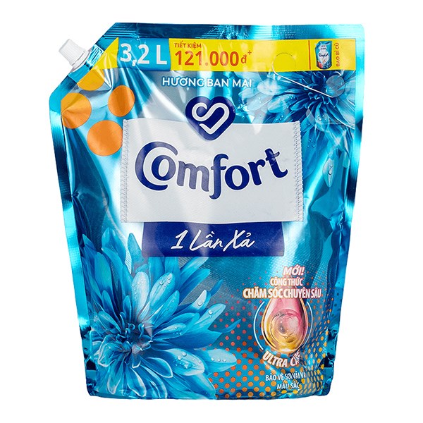 Nước xả Comfort 1 Lần Xả hương ban mai túi 2.8 lít 19