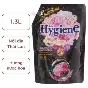 Nước xả vải Hygiene Expert Care đen hương hoa túi 1.3 lít