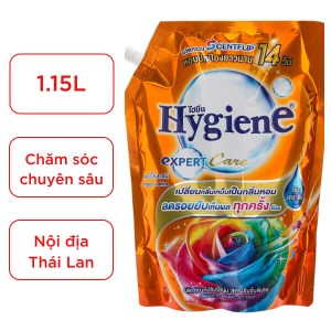 Nước xả vải Hygiene Expert Care cam túi 1.15 lít