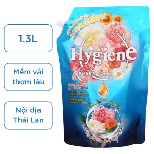 Nước xả vải Hygiene Expert Care xanh túi 1.3 lít