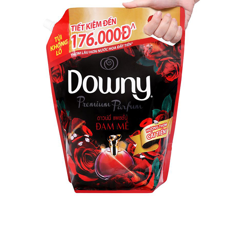 Nước xả Downy Đam Mê hương nước hoa túi 3.5 lít 12
