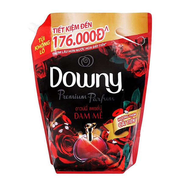 Nước xả Downy Đam Mê hương nước hoa túi 3.5 lít 10