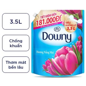 Nước xả vải Downy hương nắng mai túi 3.5 lít