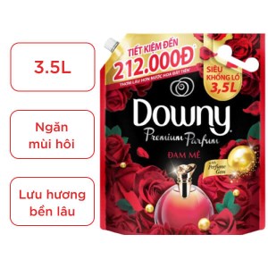 Nước xả vải Downy hương nước hoa đam mê túi 3.5 lít