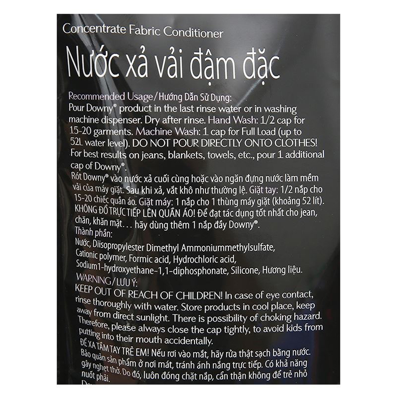 Nước xả Downy Huyền Bí hương nước hoa túi 2 lít 7