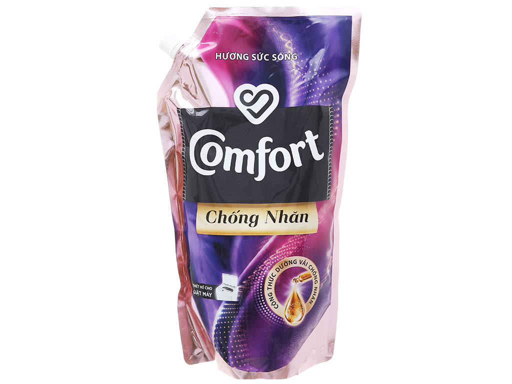 Nước xả vải Comfort đậm đặc chống nhăn hương tràn đầy sức sống túi 1.5 lít 1
